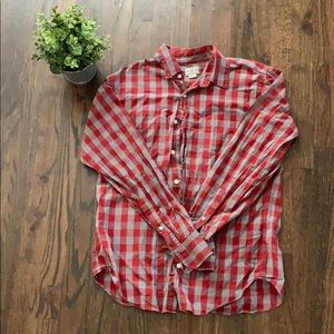 J. Crew men’s button down plaid